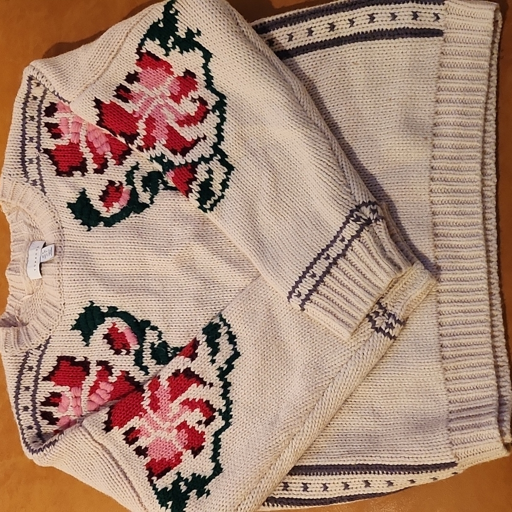 Topshop embroidered sweater